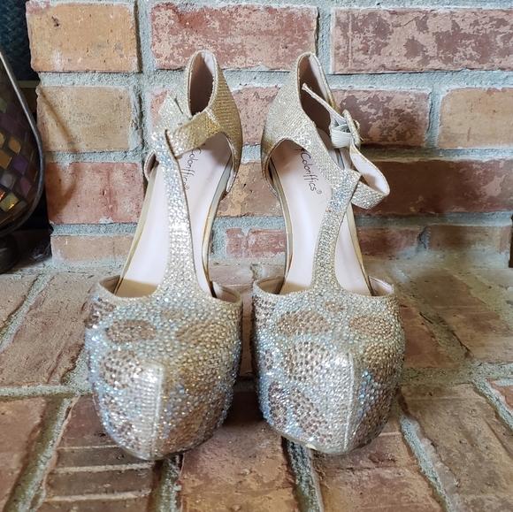 Coloriffics Kacey Sparkle Heels - Picture 3 of 8